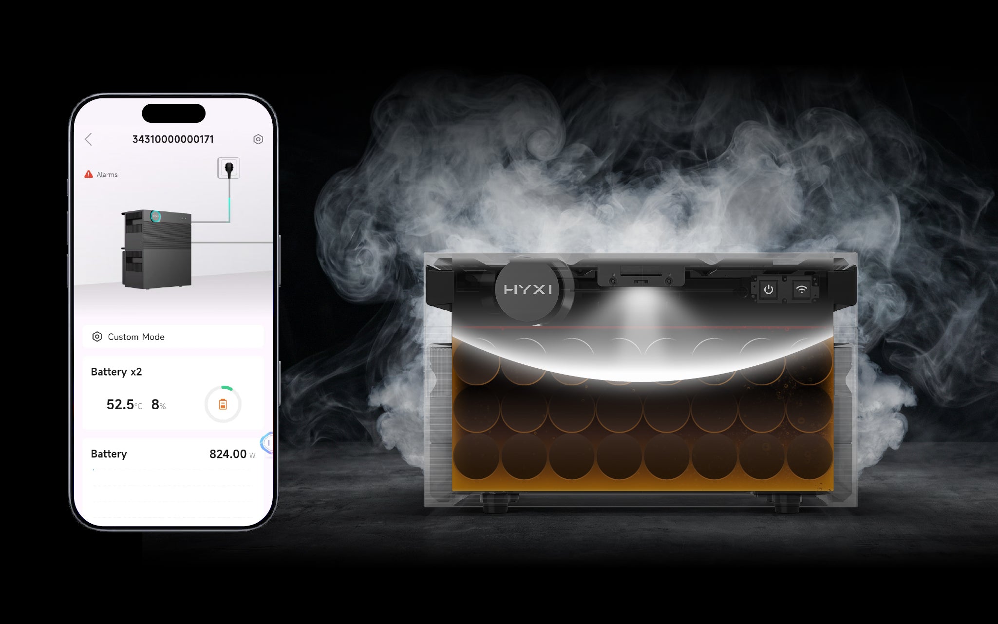 HYXi HALO Modulaire Thuisbatterij 3–18 kWh – AC Plug & Play Batterij (Incl. P1-meter)